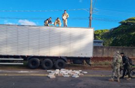 Transporte de maconha é interceptado em Sede Alvorada