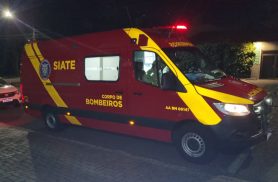 Mulher de 26 anos sofre lesão no joelho e é socorrida pelo Siate no bairro Cancelli