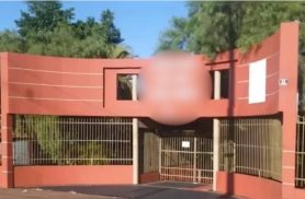 Chão de quadra de colégio cede e duas estudantes caem dentro de buraco em Londrina