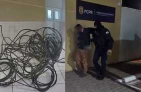 GM atende ocorrência de furto de fios no Coqueiral e leva dois homens à Central de Flagrantes