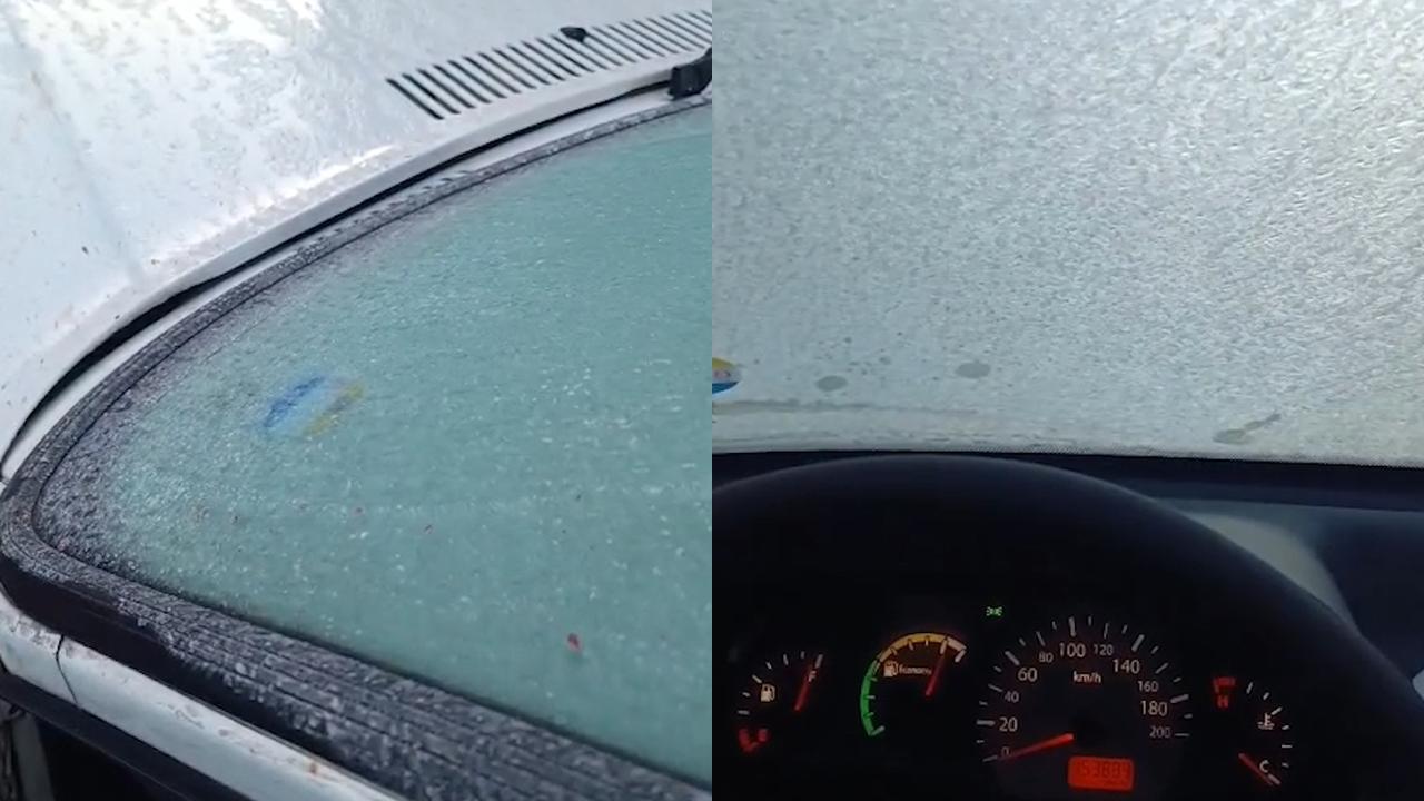 Geada em Cascavel: Saiba como descongelar o para-brisa do carro sem correr o risco de quebrar o vidro
