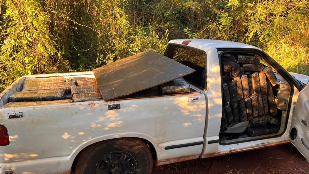 Polícia apreende mais de 1 tonelada de maconha em operação conjunta na área rural de Santa Helena Imagem referente a Polícia apreende mais de 1 tonelada de maconha em operação conjunta na área rural de Santa Helena
