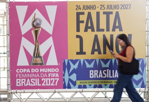 Brasília inicia contagem regressiva de 1 ano da Copa do Mundo Feminina Brasília inicia contagem regressiva de 1 ano da Copa do Mundo Feminina