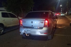 Colisão entre três veículos é registrada na Rua Manaus em Cascavel Colisão entre três veículos é registrada na Rua Manaus em Cascavel