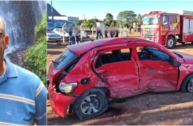 Motorista morre em grave acidente entre dois carros na BR-280 em Flor da Serra do Sul