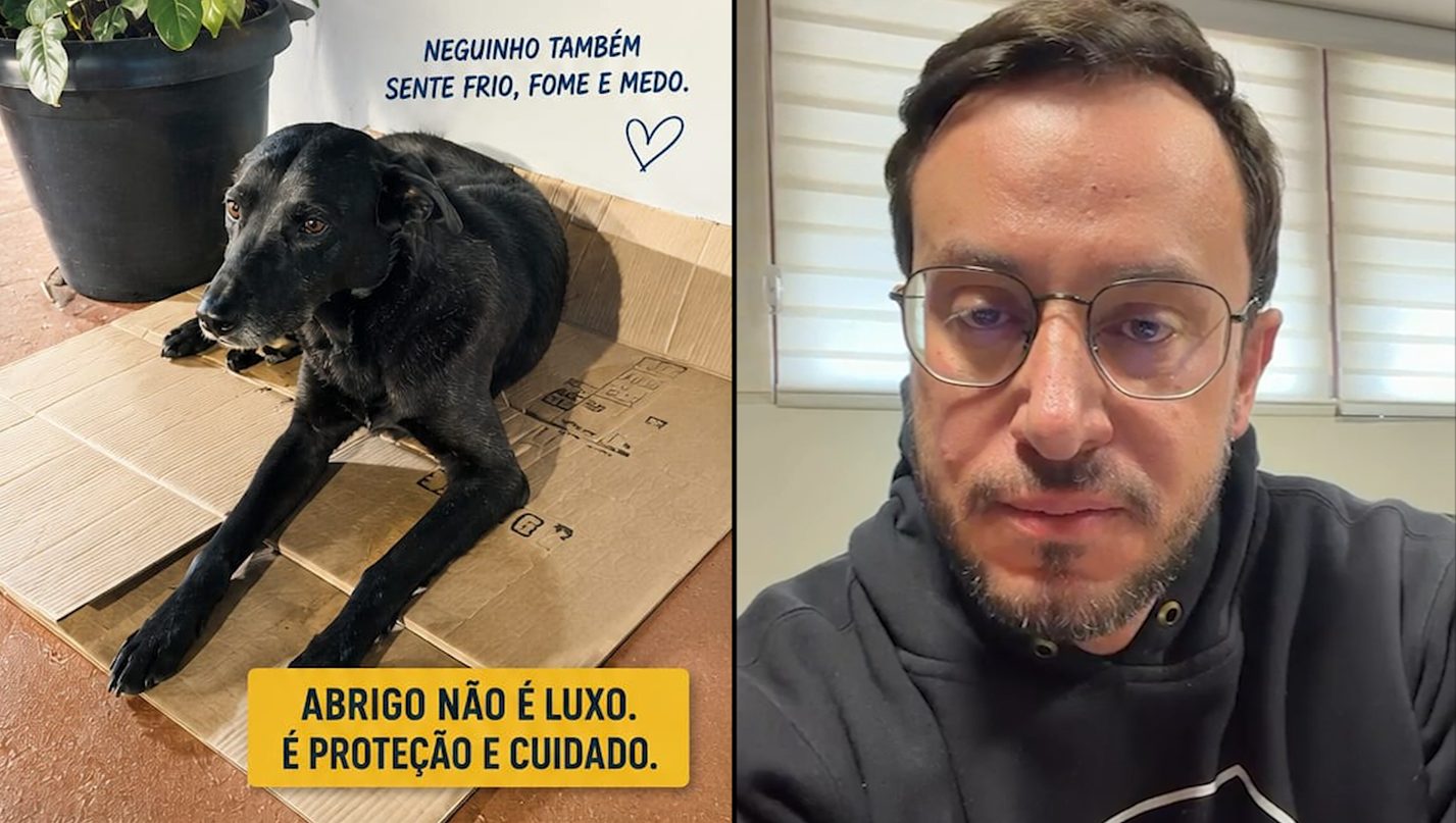 Deputado Matheus Laiola acompanha denúncia de maus-tratos a cachorro comunitário em penitenciária de Cascavel