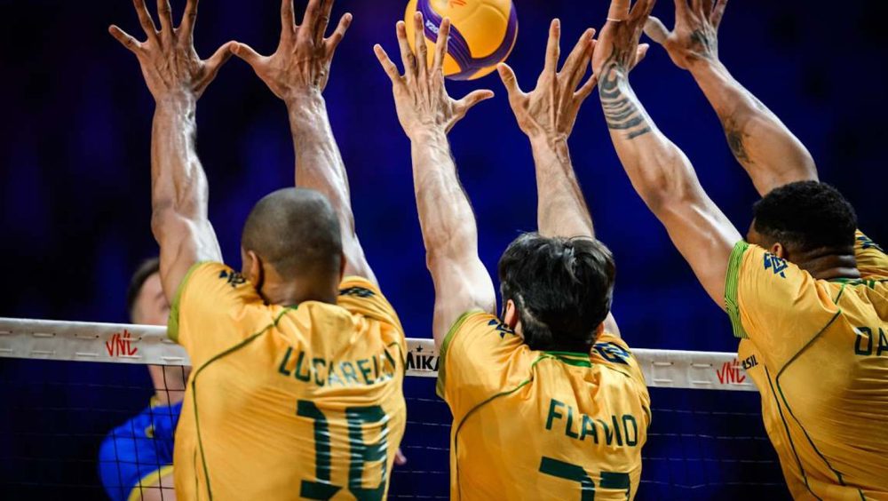 Imagem referente a Brasil pega Itália atrás de reabilitação na Liga das Nações de vôlei