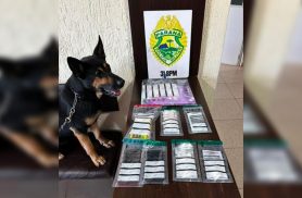 Suspeito de tráfico por "delivery" é preso após denúncia; PM apreende cocaína, dinheiro e máquina de cartão