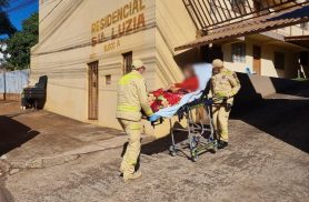 Idosa de 63 anos é socorrida no Bairro Cancelli