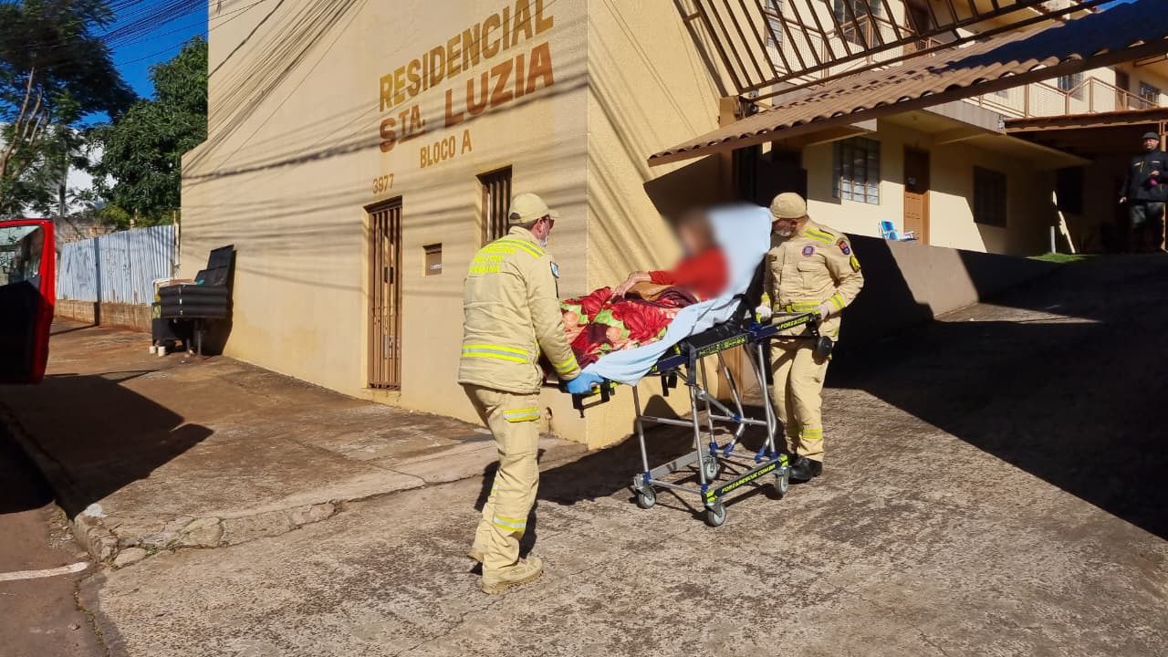 Idosa de 63 anos é socorrida no Bairro Cancelli