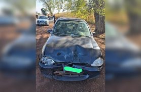 Colisão frontal na PR-182 deixa uma mulher ferida em Maripá