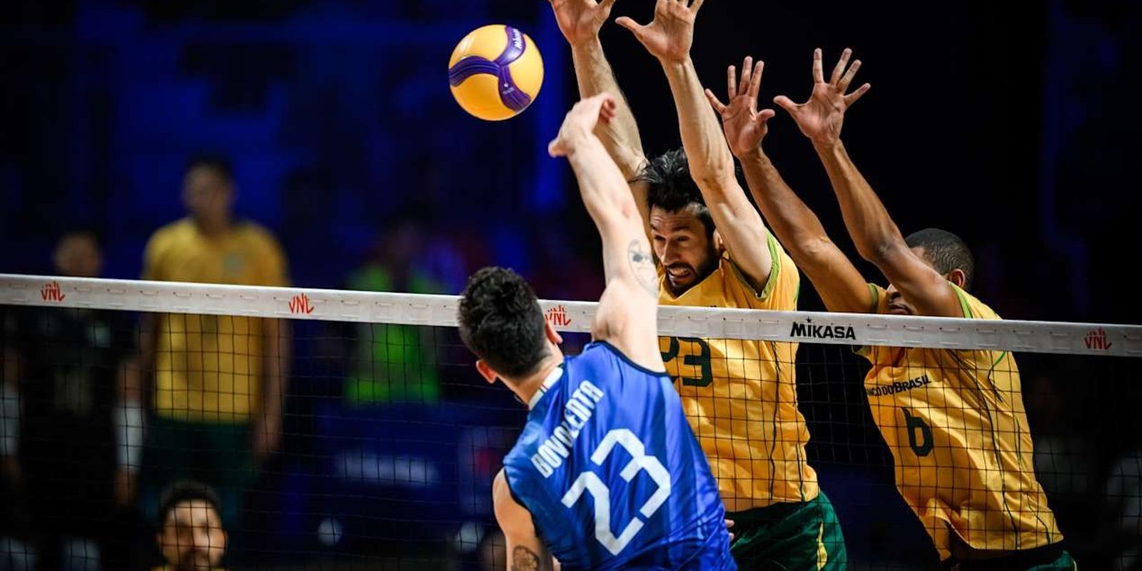 Imagem relativa a Vôlei: Brasil é superado pela Itália, seu 2º revés na Liga das Nações