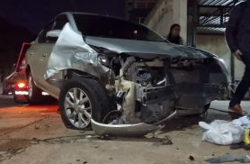 Acidente entre carros é registrado no Bairro Coqueiral