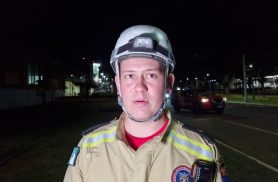 "As duas vítimas sofreram fraturas", destaca bombeiro sobre colisão seguida de fuga do motorista