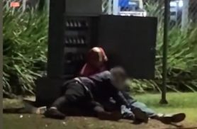 Vídeo flagra homens praticando ato explícito na Praça Wilson Joffre