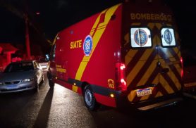 Mulher é atingida por escora na cabeça no Cascavel Velho