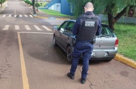 Gol furtado é recuperado pela polícia em Toledo após denúncia de abandono
