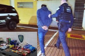 Homem é preso pela GM após arrombar pastelaria e furtar dinheiro e produtos no Centro de Cascavel