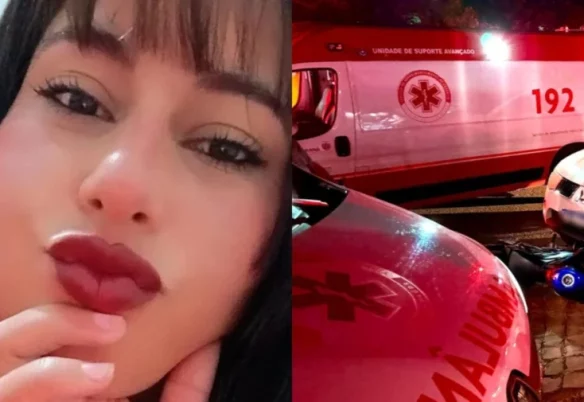 Mulher morre em acidente de moto após caminhonete atravessar pista em Marialva; filha de 14 anos fica ferida