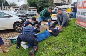 Uno e Prisma se envolvem em colisão no Bairro Coqueiral