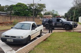 Saveiro furtada é recuperada pela Guarda Municipal