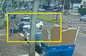 Vídeo revela dinâmica do acidente entre Uno e Prisma no Coqueiral