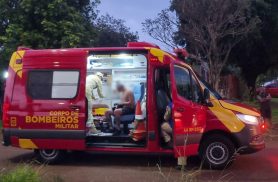 Forte colisão no Santa Cruz deixa homem ferido