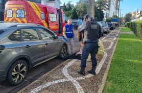 Pulse e Punto se envolvem em colisão na Rua Manaus e Siate é acionado Pulse e Punto se envolvem em colisão na Rua Manaus e Siate é acionado