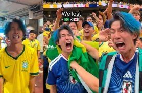 Calma lá Tanjiro! Streamer japonês viraliza após reação na vitória do Brasil sobre o Japão