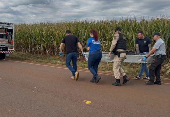 Homem de 61 anos é encontrado morto às margens da PR-465 entre Peabiru e Araruna