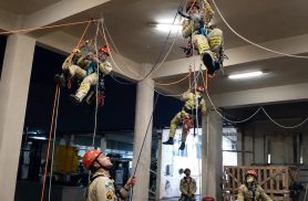 4º Batalhão do Corpo de Bombeiros sedia curso de especialização em salvamento em altura em Cascavel
