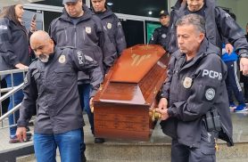 Policial civil João Ezequiel é homenageado em velório após ser morto a tiros em Cascavel