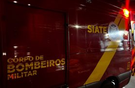 Motociclista de 45 anos fica ferido em acidente no Bairro Parque São Paulo