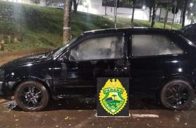 Furto de veículo no Bairro São Cristóvão termina com recuperação do automóvel na mesma noite pela Polícia Militar