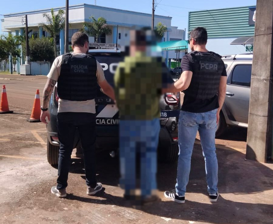 Homem é preso em flagrante após espancar brutalmente mulher em Santa Tereza do Oeste
