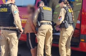 Homem recebe atendimento do Siate e logo depois é preso pela PM