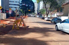 Atenção! Nova etapa da obra na Rua Olavo Bilac provoca bloqueios no Centro de Cascavel