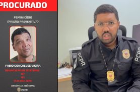 Polícia Civil divulga foto de investigado por feminicídio em Santa Mariana