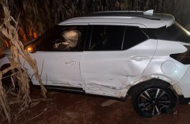 Colisão entre Nissan Kicks e VW Gol deixa um ferido na PR-239