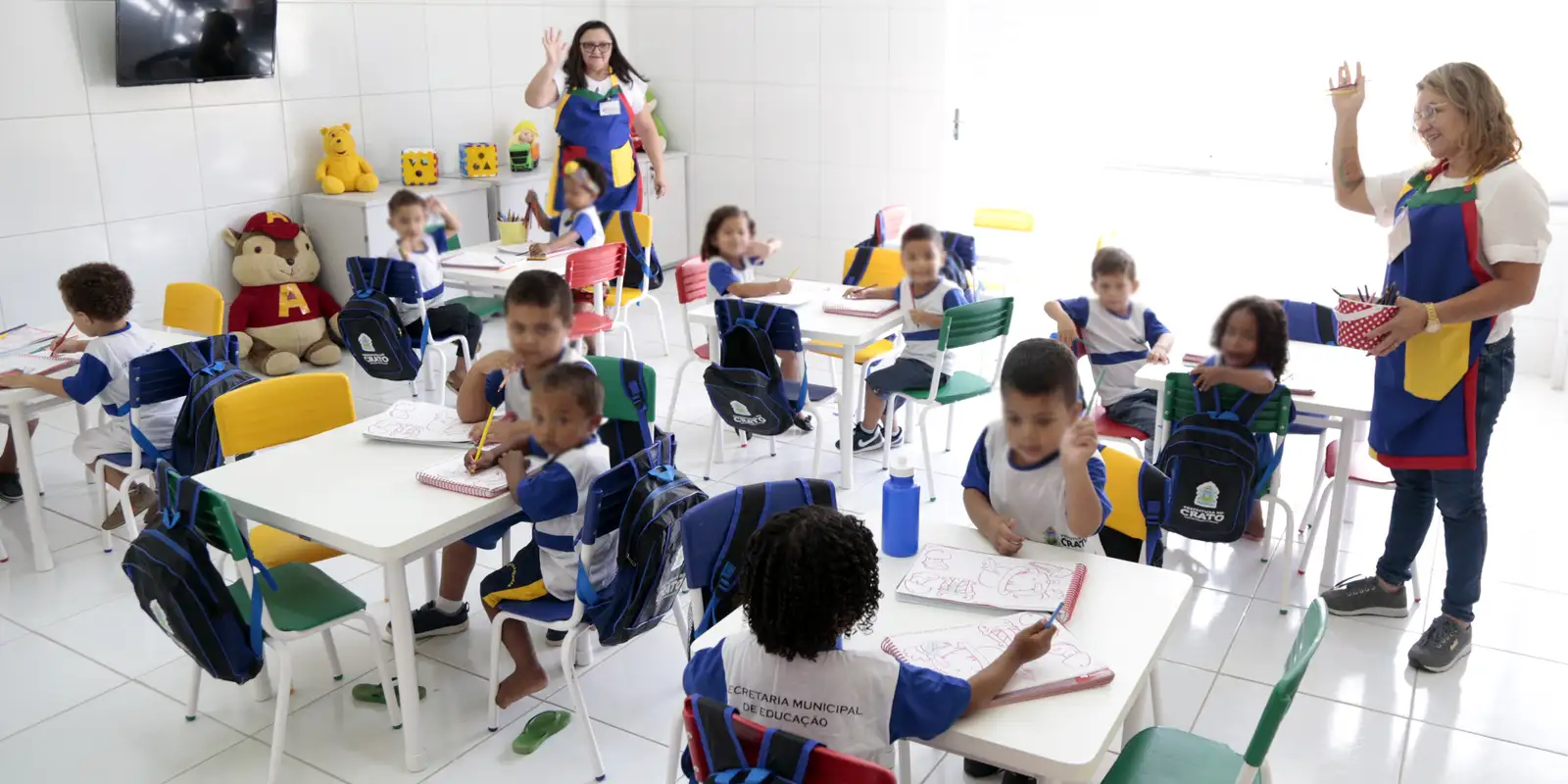 Imagem referente a Matrículas em creches avançam 36% em quase uma década