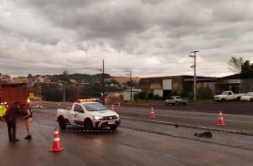 Homem morre atropelado por caminhão na rodovia PRC-280