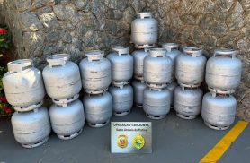 PCPR e PMPR prendem homem por depósito clandestino de botijões de gás em Santo Antônio da Platina