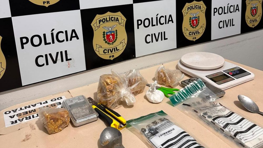 Imagem referente a PCPR prende um casal em flagrante por tráfico de drogas em Paranavaí