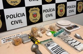 PCPR prende um casal em flagrante por tráfico de drogas em Paranavaí