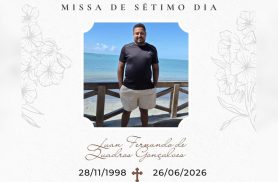 Missa de sétimo dia em homenagem a Luan Fernando de Quadros Gonçalves será nesta sexta-feira