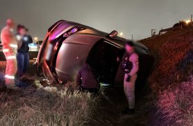 Capotamento na PRC-467 termina com carro vazio e levanta mistério