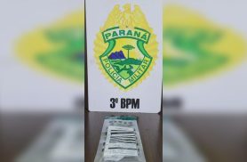 PM apreende porção de maconha durante patrulhamento no Bairro São João