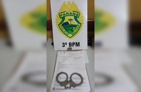 Homem com mandado de prisão é detido pela Polícia Militar no Centro de São João