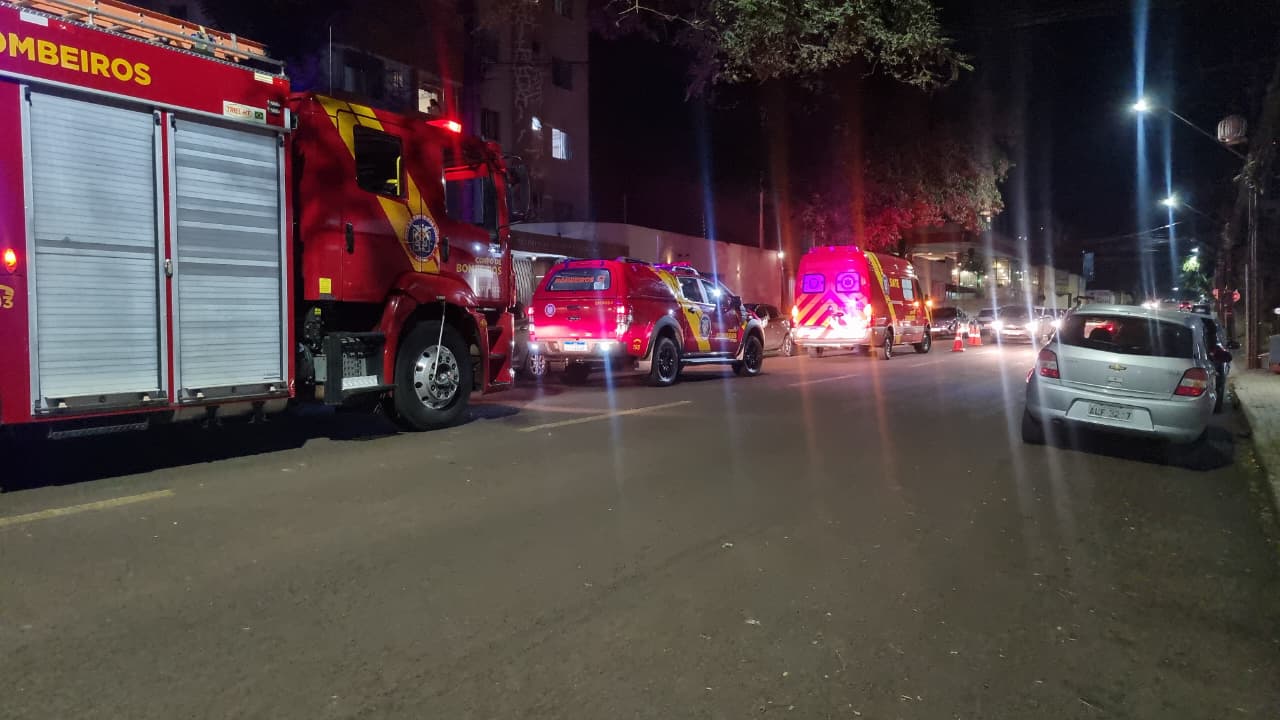 Grande aparato é mobilizado para atender idosa no Centro