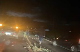 Motociclista morre em acidente grave com dois carros na PR-495 em Missal